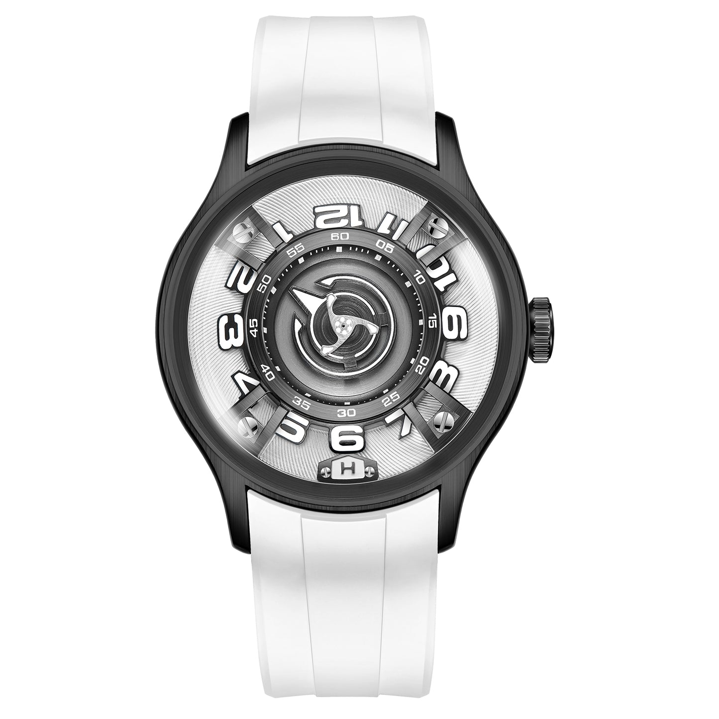 OBLVLO CURVATURE ENGINE STAR ROTAR AUTOMATIC MECHANICAL WATCH